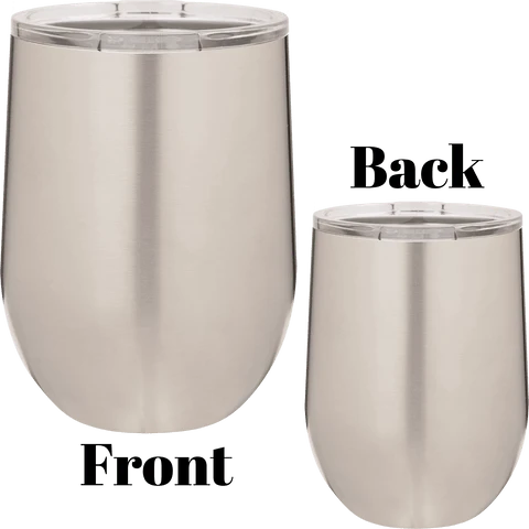 12 oz wine tumbler stainless steel