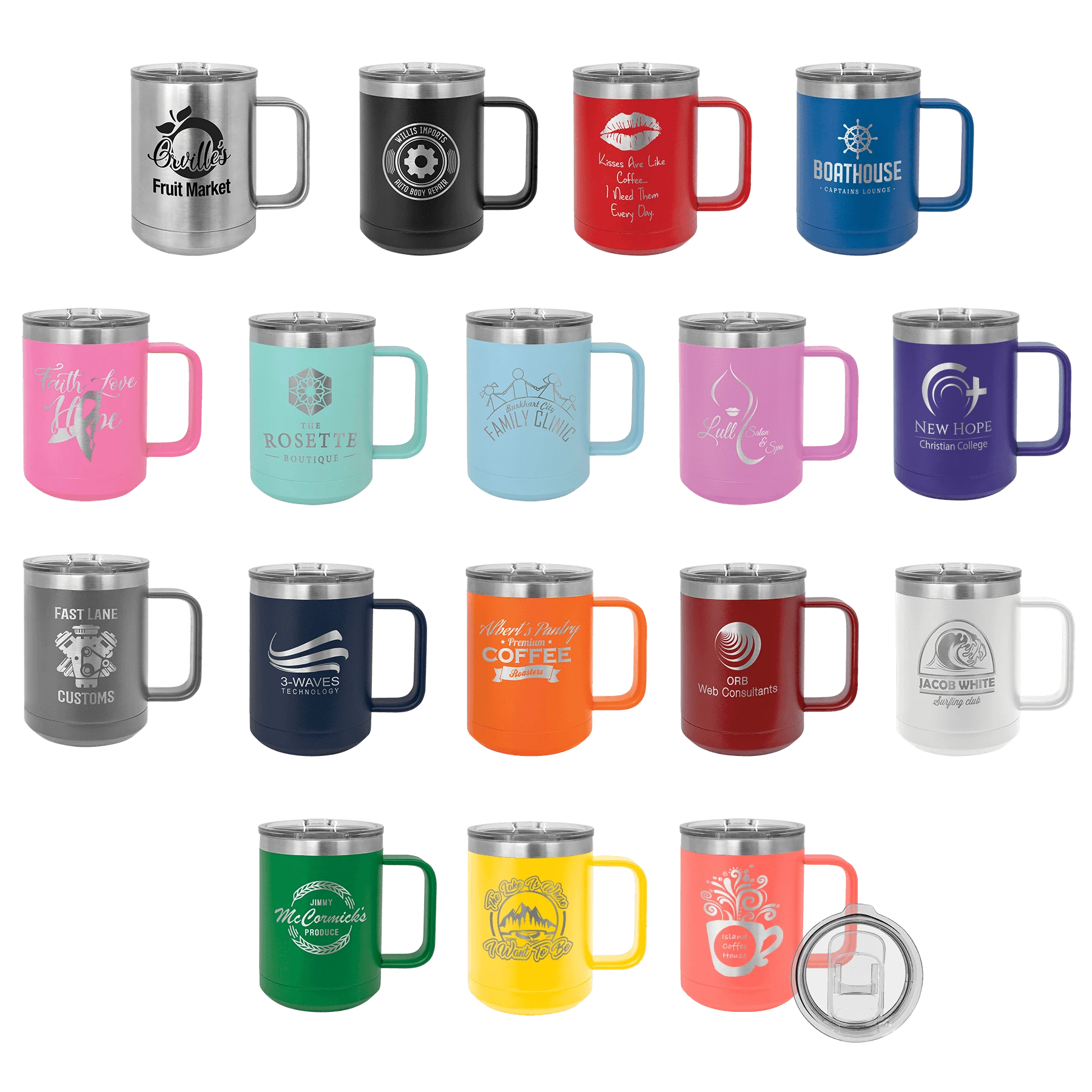 15 oz coffee mug sample logo