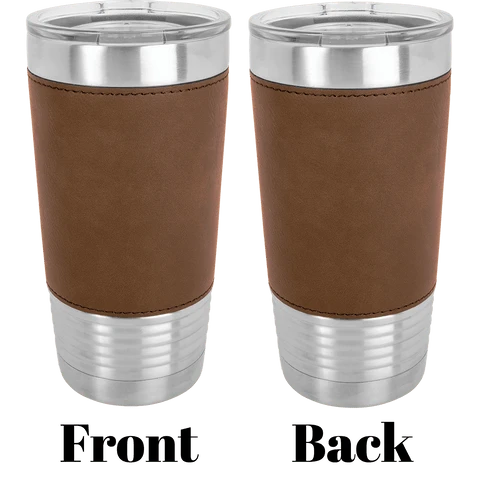 20oz Leatherette Tumbler
