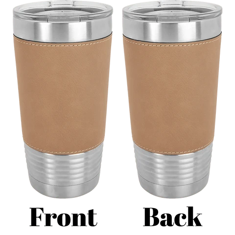 20oz Leatherette Tumbler