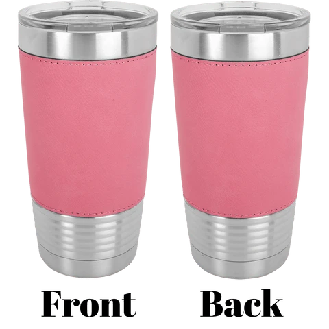 20oz Leatherette Tumbler
