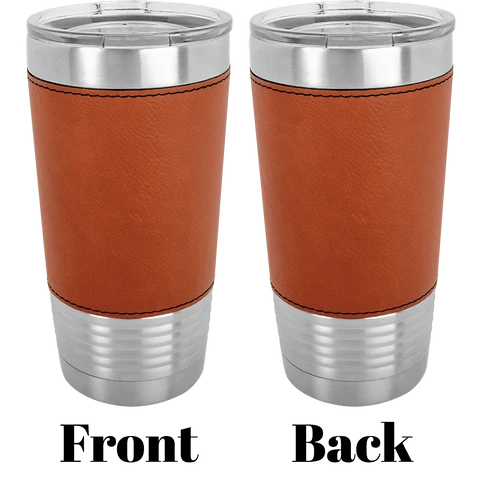 20oz Leatherette Tumbler