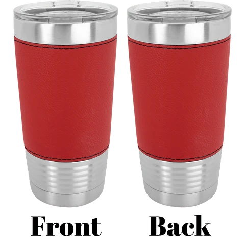 20oz Leatherette Tumbler