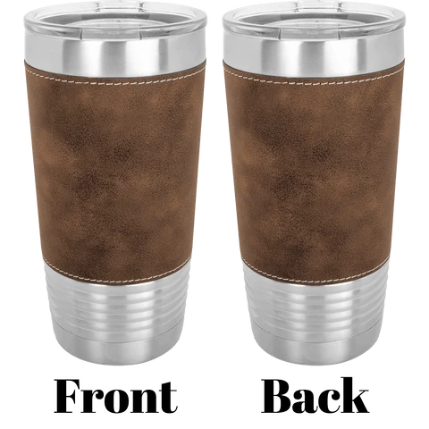 20oz Leatherette Tumbler