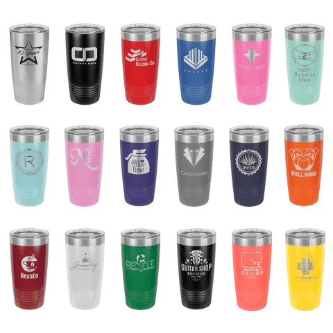20oz Tumbler sample logo