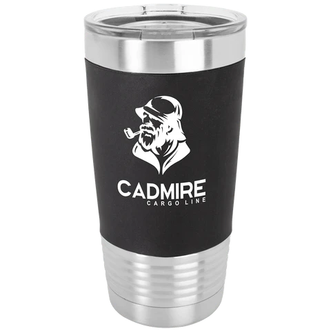 20oz Silicone Tumbler black logo