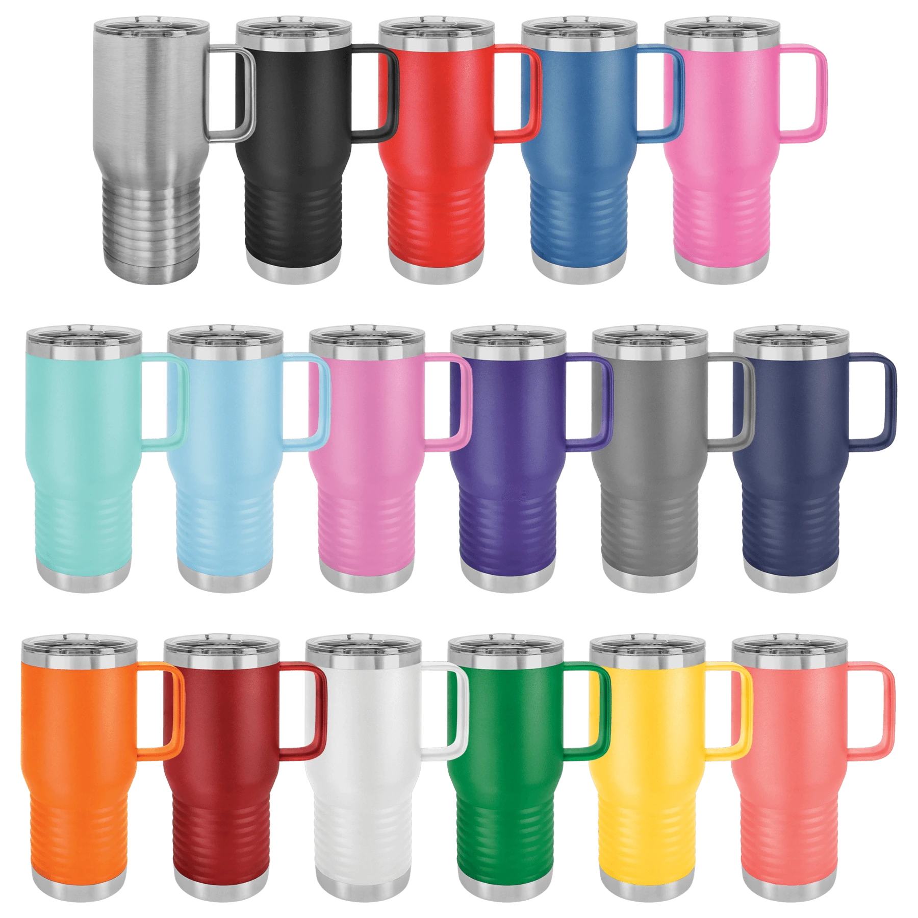 20oz Travel Mug sample logo