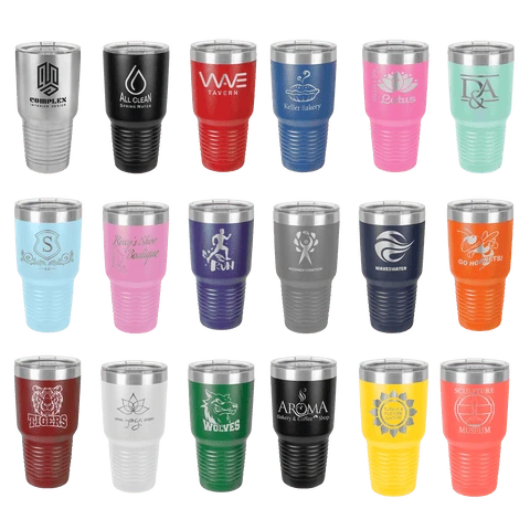 30oz Tumbler sample logo